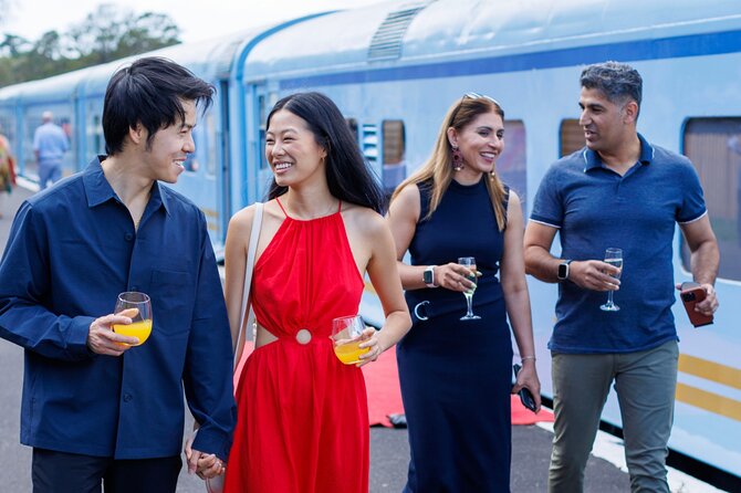 The Q Train - Q Class Social Dining - Sunset light, Swan Bay, and realistic views