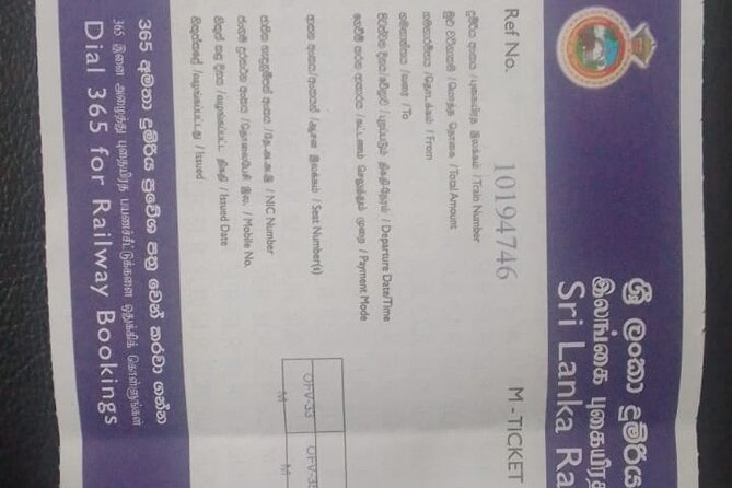 Train from Kandy to Colombo - What first class really means here