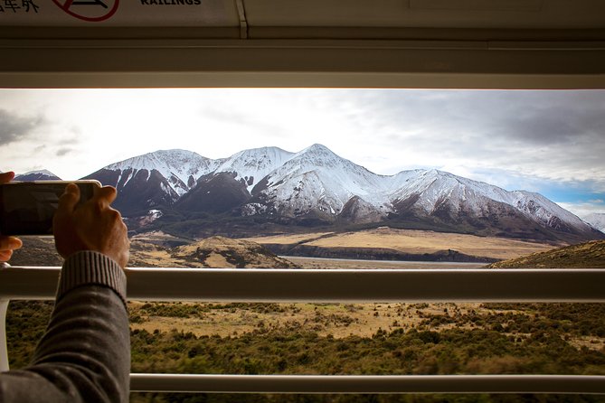TranzAlpine Train Journey from Greymouth to Christchurch - Seats, viewing decks, and the café car
