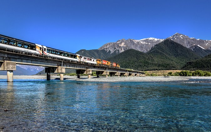 TranzAlpine Train Journey from Greymouth to Christchurch - From Greymouth through West Coast beech forest