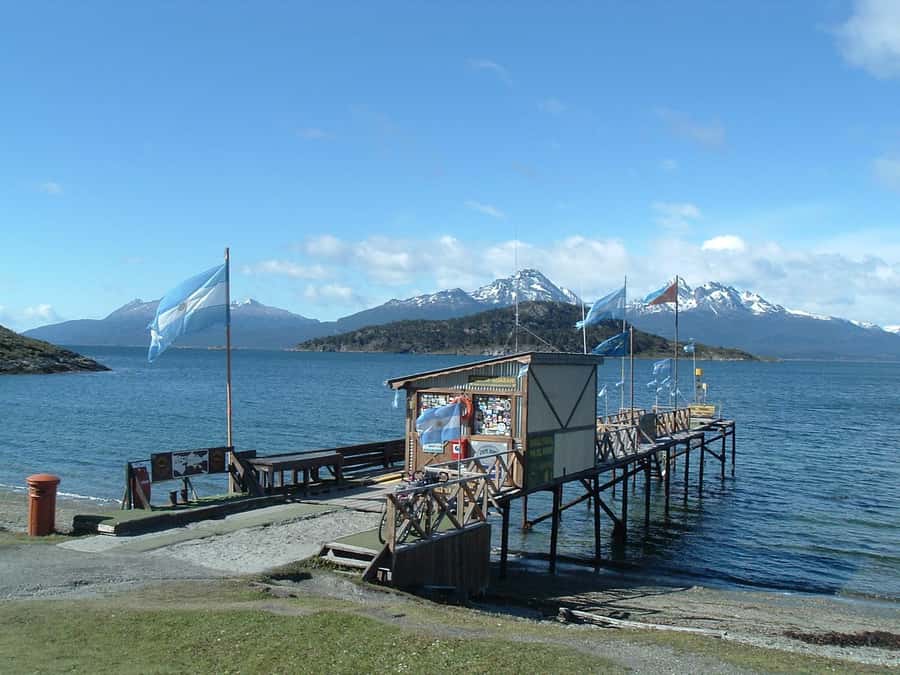 USHUAIA | Tierra del Fuego National Park & Optional Train - Acigami Lake, a border lake beneath the mountains