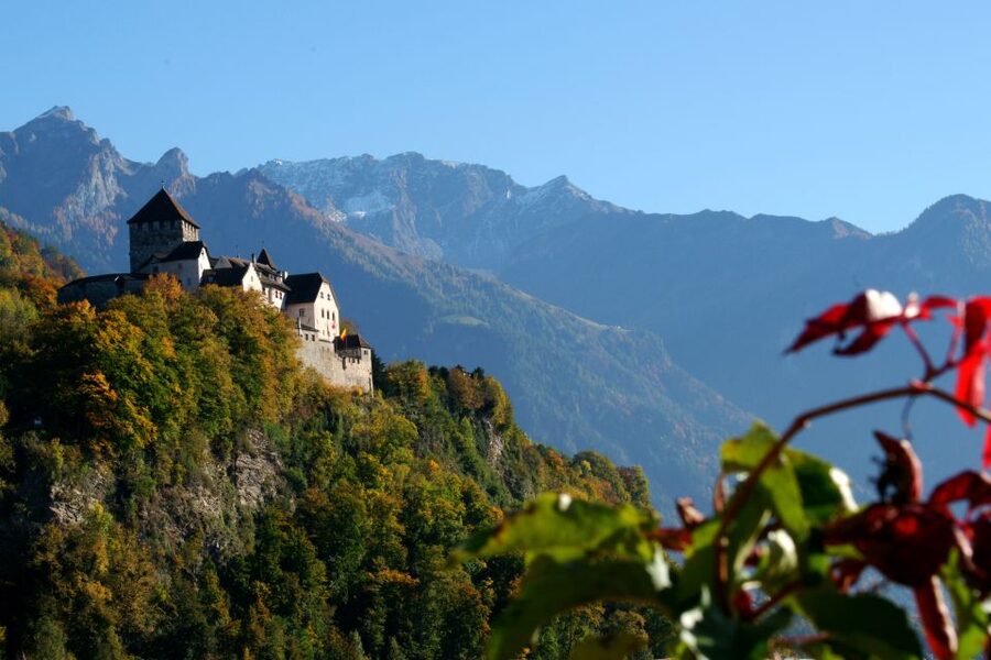 Vaduz: City Train Tour - Rheinpark Stadium and the Way Back