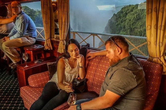 Victoria Falls Steam Train Dinner - A sunset railway ride with Victoria Falls at the center
