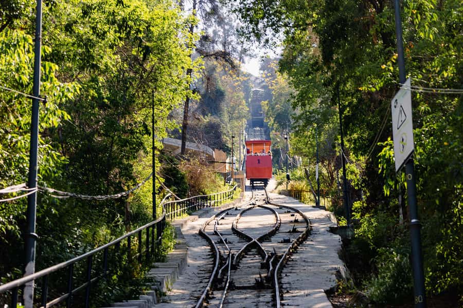 Walking City Tour with Funicular, Cable Car and Tasting - From San Cristóbal Hill to La Moneda in four hours