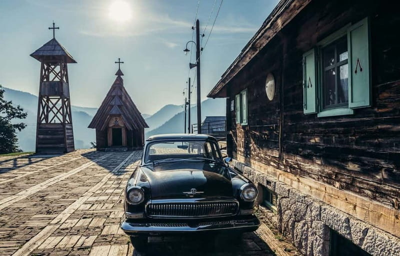 West of Belgrade: Woodentown, Šargan 8 train & Drina River - Wooden Town and the Kusturica connection