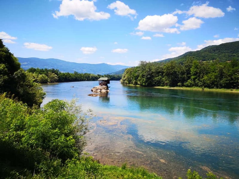West of Belgrade: Woodentown, Šargan 8 train & Drina River - The House on the Drina