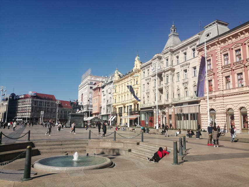 Zagreb: Group walking tour of Zagreb (funicular included) - St. Catherine’s Church and the approach to Lotrščak Tower