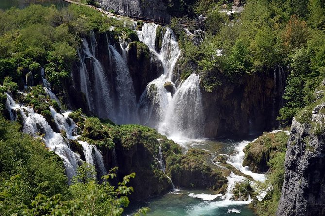 Zagreb: Plitvice Lakes With Secured Tickets, Boat And Train Ride - Descending through the lakes and waterfalls